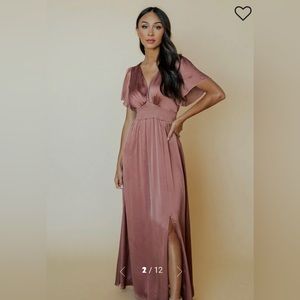 Baltic Born Prague Satin Maxi Dress